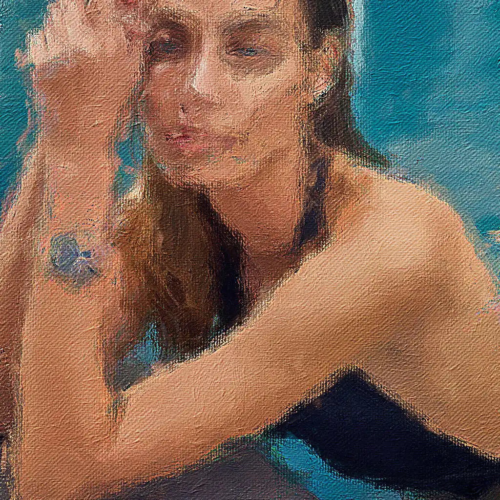 Tissot banner painting