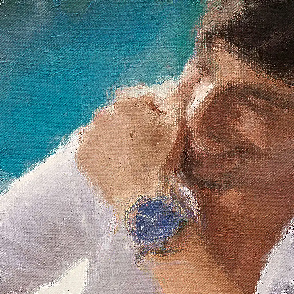 Tissot banner painting