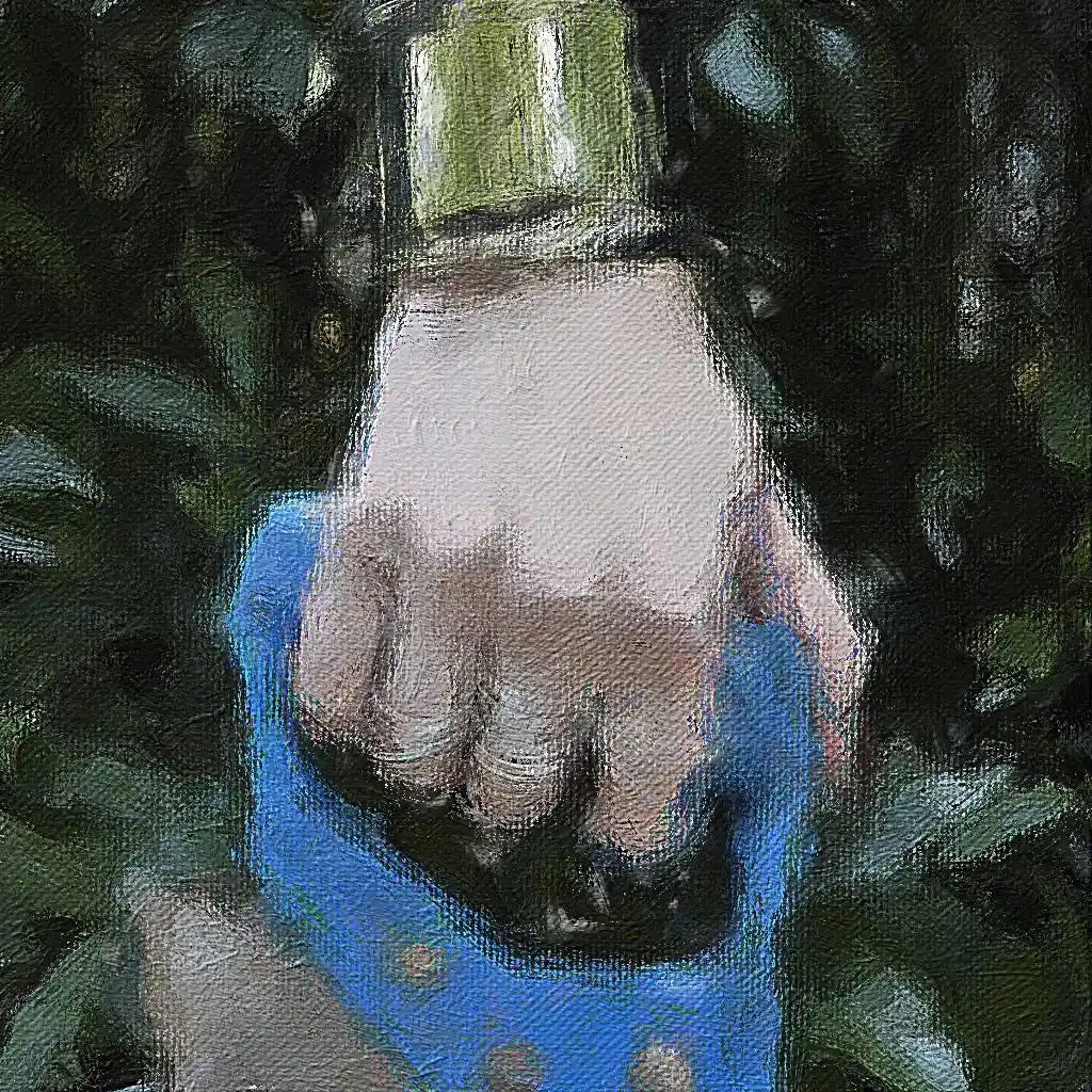 Yves Saint Laurent background painting