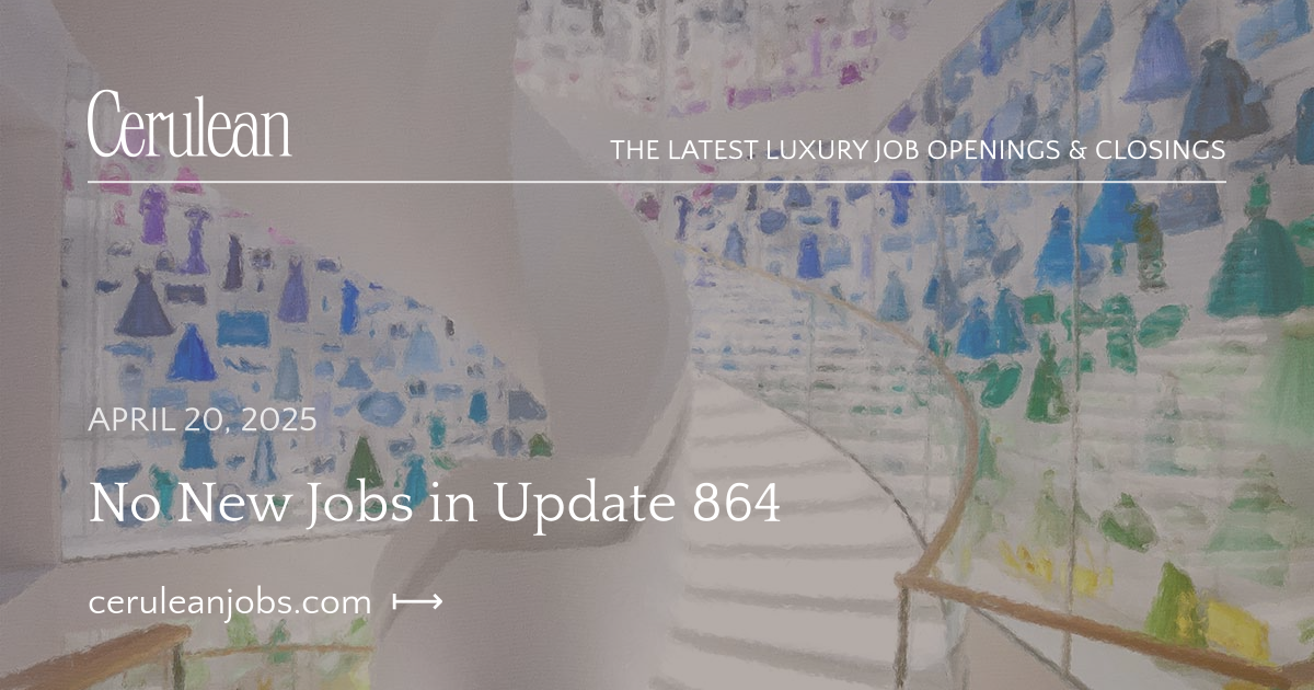 Update #864 Job Openings